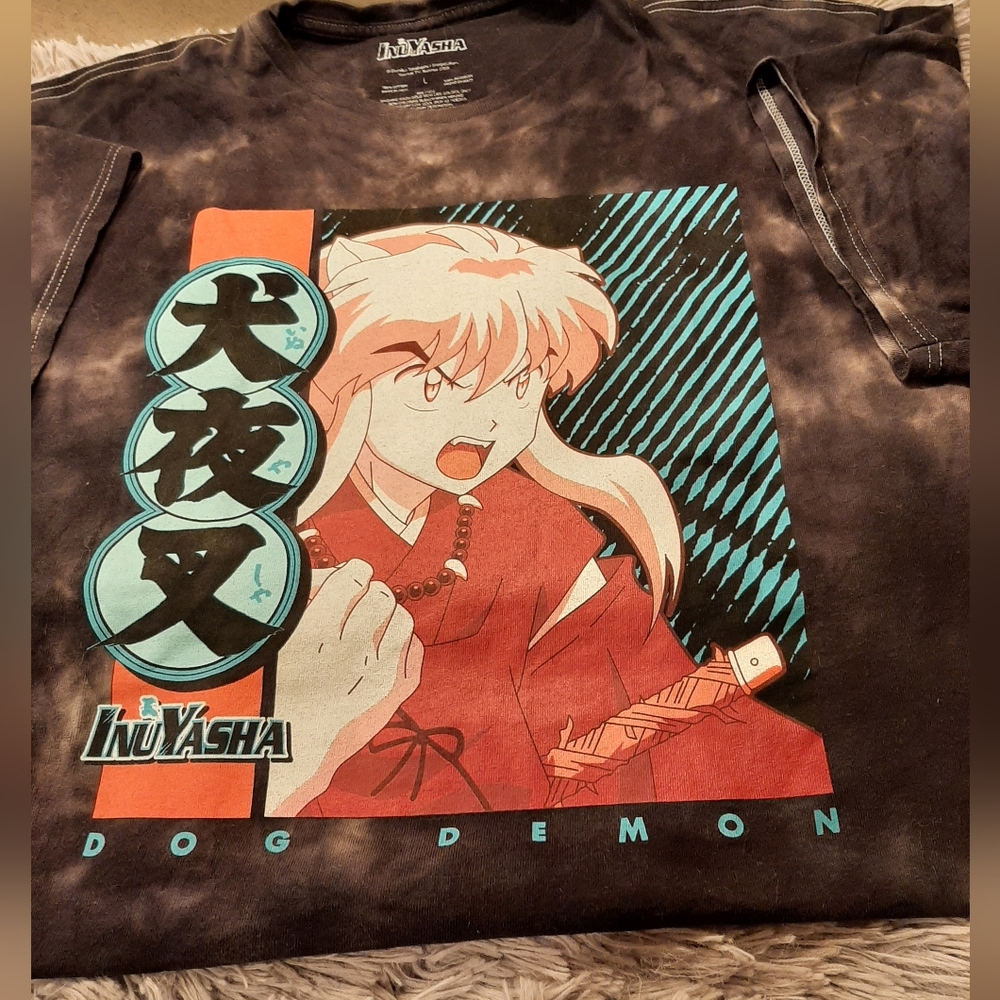Inuyasha Dog Demon Tee Shirt Size Large Unisex